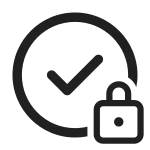 Checkmark Lock SVG Icon